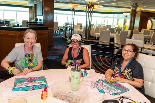 Shred That Shirt Clinic hosted by The 80s Cruise Camp Counselors