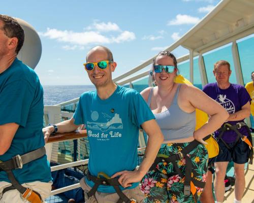 Camp 80s Cruise Rock Climbing Competition