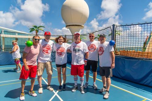 Camp 80s Cruise Dodgeball Competition
