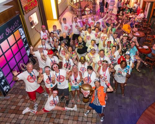 Camp 80s Cruise Winner's Cup Presentation and Photo